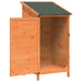 Tuinschuur met dak Bruin 59,5 x 56 x 113,5 cm Massief Vurenhout