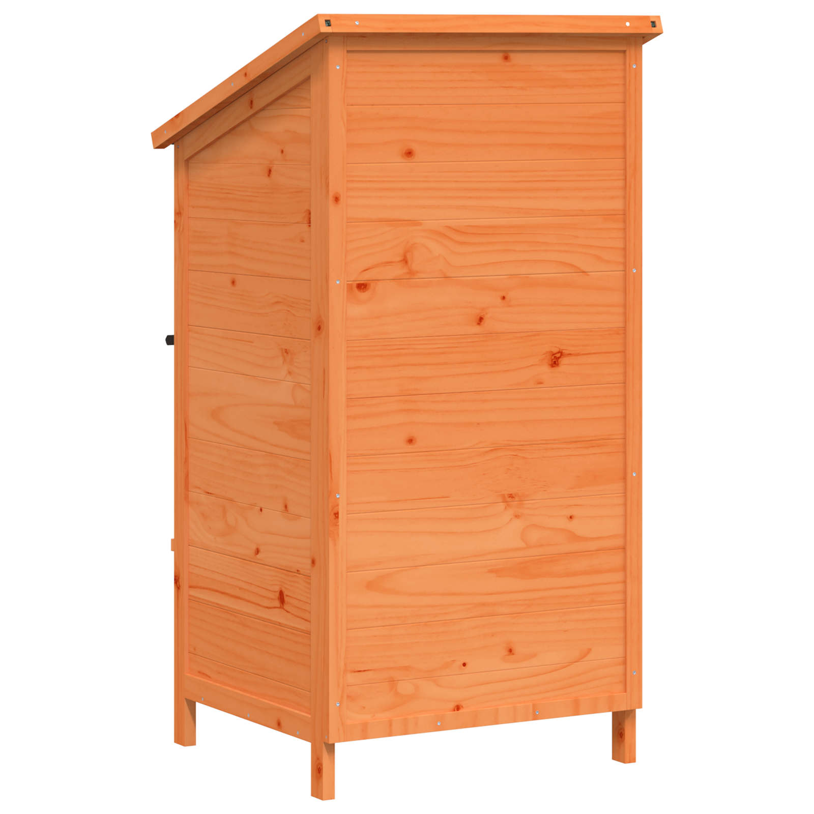 Tuinschuur met dak Bruin 59,5 x 56 x 113,5 cm Massief Vurenhout
