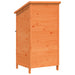 Tuinschuur met dak Bruin 59,5 x 56 x 113,5 cm Massief Vurenhout