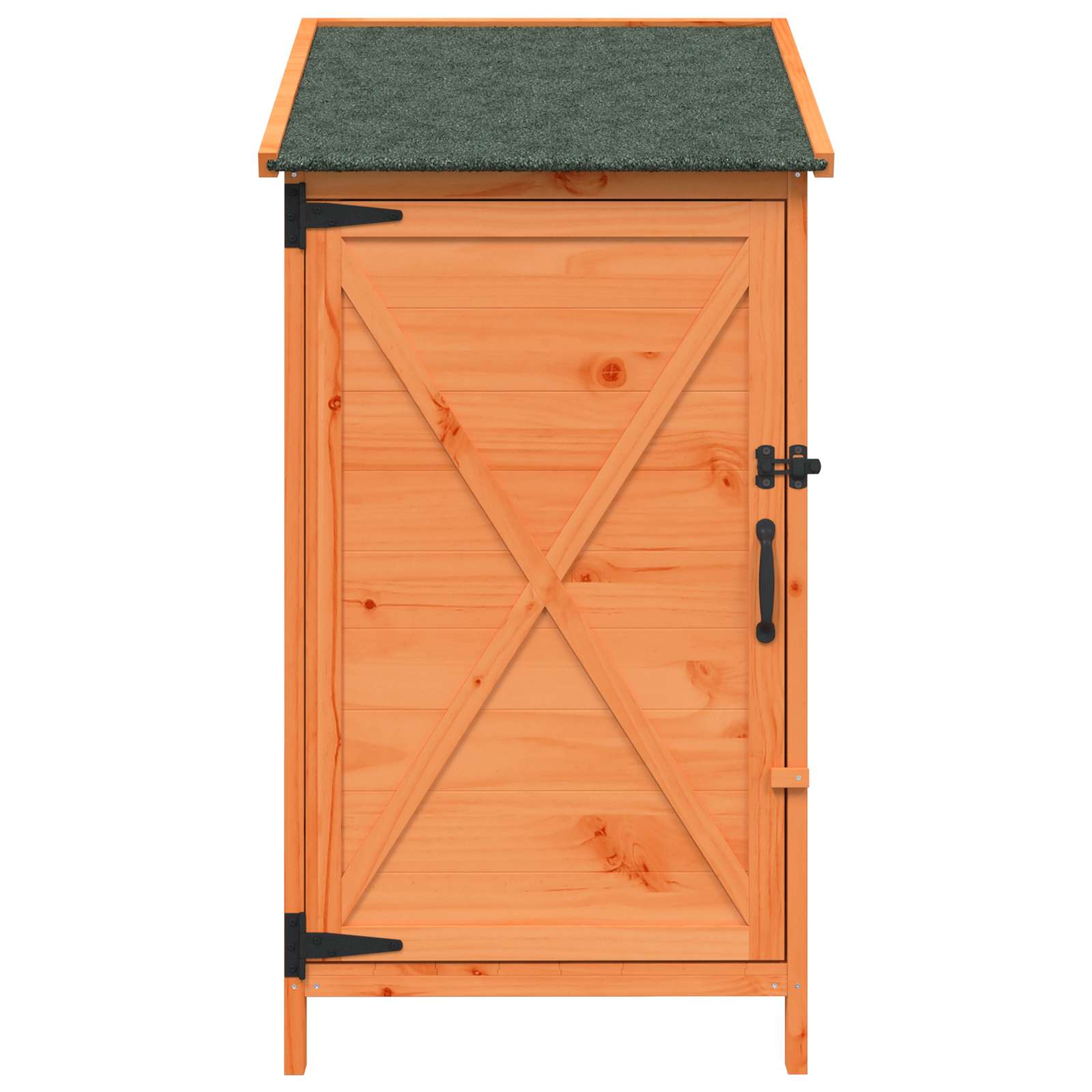 Tuinschuur met dak Bruin 59,5 x 56 x 113,5 cm Massief Vurenhout
