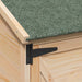 Tuinschuur Naturel 106 x 56 x 113,5 cm Massief Vurenhout