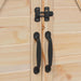 Tuinschuur Naturel 106 x 56 x 113,5 cm Massief Vurenhout