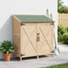 Tuinschuur Naturel 106 x 56 x 113,5 cm Massief Vurenhout