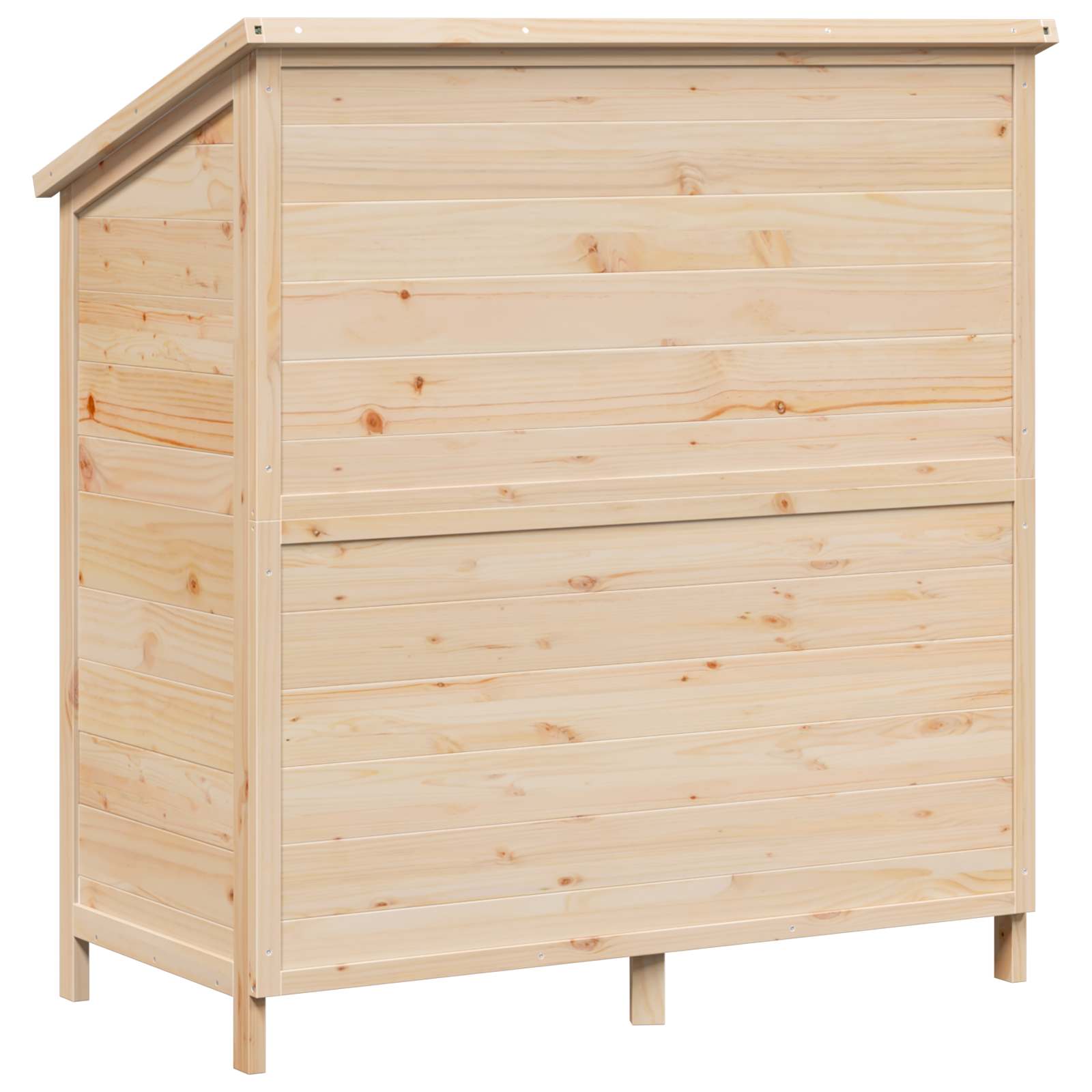 Tuinschuur Naturel 106 x 56 x 113,5 cm Massief Vurenhout