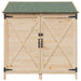 Tuinschuur Naturel 106 x 56 x 113,5 cm Massief Vurenhout