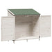 Tuinschuur met dak Wit 106 x 56 x 113,5 cm Massief Vurenhout