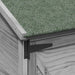 Tuinschuur met dak Grijs 106 x 56 x 113,5 cm Massief Vurenhout