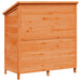 Tuinschuur met dak Bruin 106 x 56 x 113,5 cm Massief Vurenhout