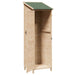 Tuinschuur Naturel 59,5 x 56 x 176,5 cm Massief Vurenhout