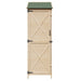 Tuinschuur Naturel 59,5 x 56 x 176,5 cm Massief Vurenhout