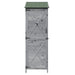 Tuinschuur met dak Grijs 59,5 x 56 x 176,5 cm Massief Vurenhout