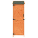 Tuinschuur met dak Bruin 59,5 x 56 x 176,5 cm Massief Vurenhout