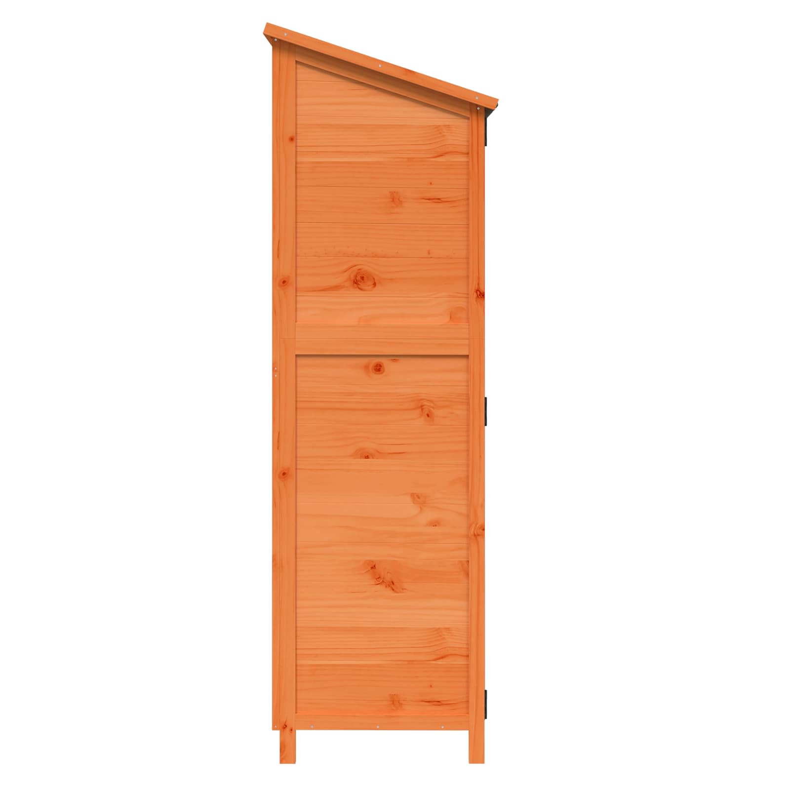 Tuinschuur met dak Bruin 59,5 x 56 x 176,5 cm Massief Vurenhout