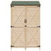 Tuinschuur Naturel 106 x 56 x 176,5 cm Massief Vurenhout