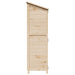 Tuinschuur Naturel 106 x 56 x 176,5 cm Massief Vurenhout