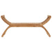 Tuinbank 2 -Seater 126 cm Massief Teakhout Naturel