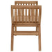 Tuinbank 2 -Seater 126 cm Massief Teakhout Naturel