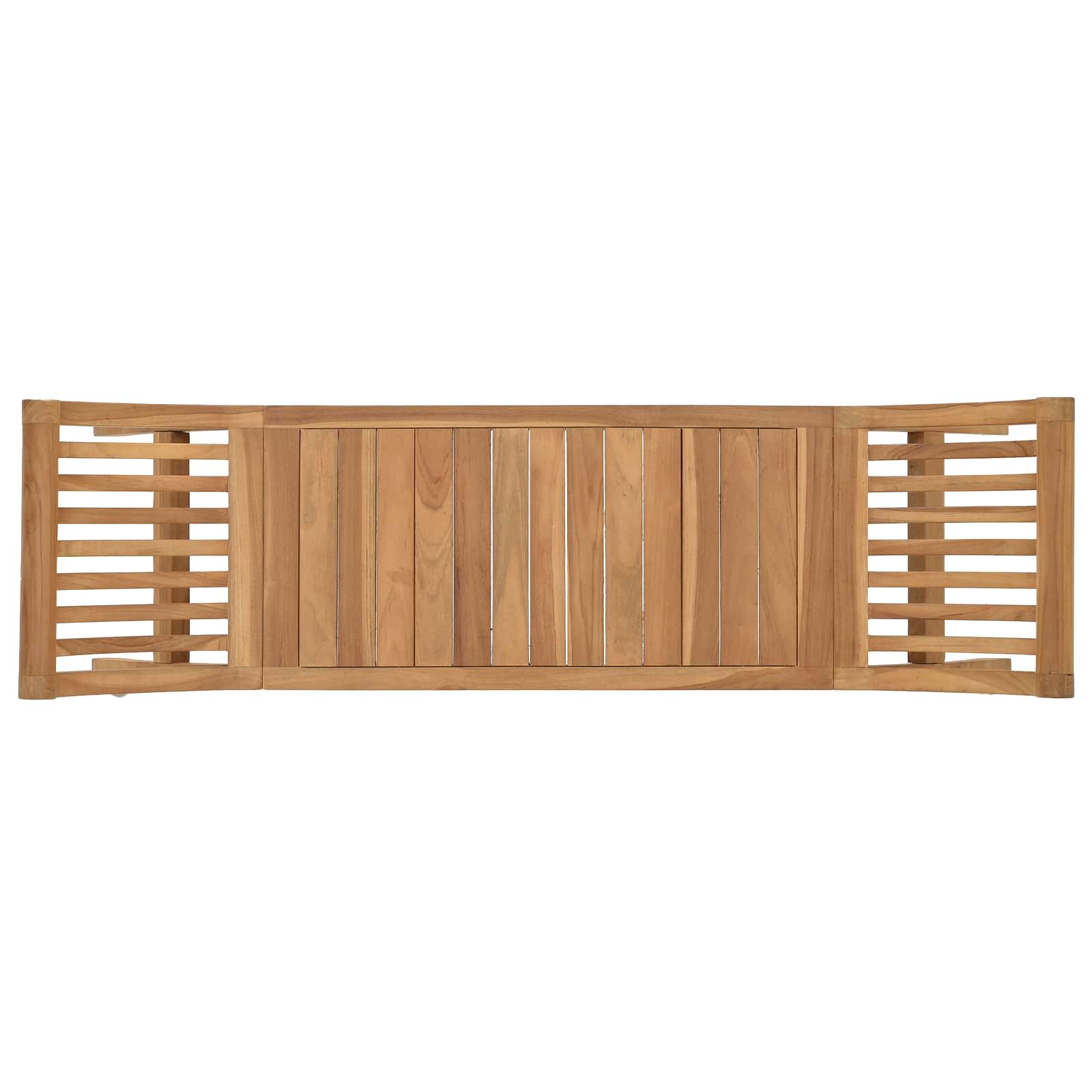 Tuinbank 2 -Seater 126 cm Massief Teakhout Naturel