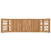 Tuinbank 2 -Seater 126 cm Massief Teakhout Naturel