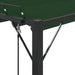 Gazebo met luifeldak 3 x 4 x 2,14 m Groen Stof en Aluminium