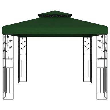 Paviljoen 3 x 3 x 2,68 m Groen Polyester en staal