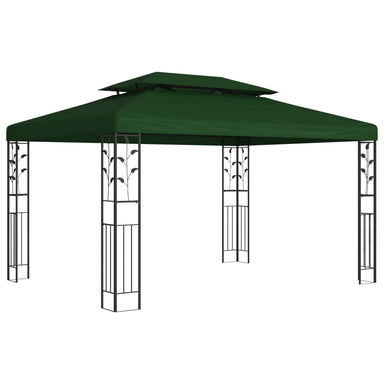 Paviljoen 3,97 x 2,96 x 2,68 m Groen Polyester en staal
