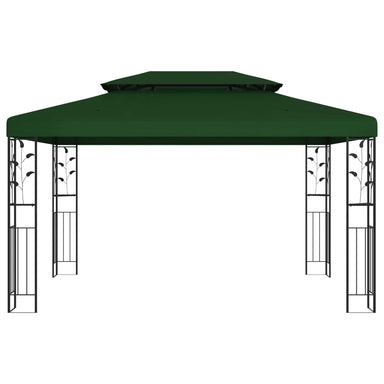 Paviljoen 3,97 x 2,96 x 2,68 m Groen Polyester en staal