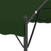 Paviljoen 4 x 3 x 2,6 m Groen Polyester en staal