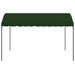 Paviljoen 4 x 3 x 2,6 m Groen Polyester en staal