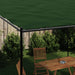 Paviljoen 4 x 3,98 x 2,67 m Groen Polyester en staal