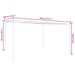 Paviljoen 4 x 3,98 x 2,67 m Groen Polyester en staal