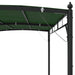 Paviljoen 3 x 3 x 2,55 m Groen Gepoedercoat staal en stof