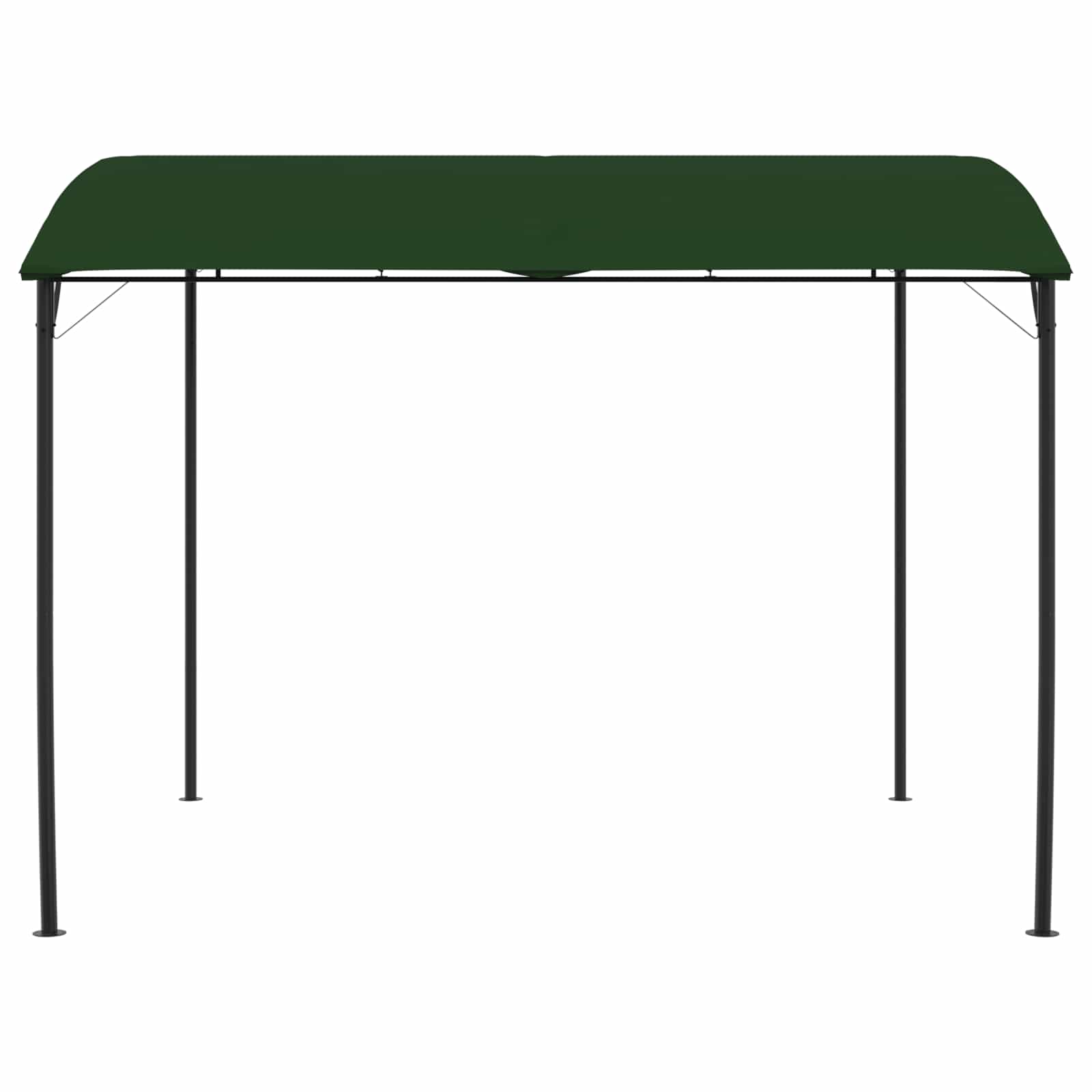 Paviljoen 3 x 3 x 2,55 m Groen Gepoedercoat staal en stof