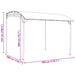 Paviljoen 3 x 3 x 2,55 m Groen Gepoedercoat staal en stof