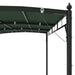 Paviljoen 4 x 3 x 2,55 m Groen Gepoedercoat staal en stof