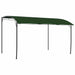 Paviljoen 4 x 3 x 2,55 m Groen Gepoedercoat staal en stof