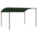 Paviljoen 4 x 3 x 2,55 m Groen Gepoedercoat staal en stof