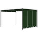 Paviljoen 4 x 3 x 2,3 m Groen Polyester en staal