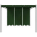 Paviljoen 4 x 3 x 2,3 m Groen Polyester en staal