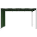 Paviljoen 4 x 3 x 2,3 m Groen Polyester en staal