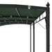Paviljoen 6 x 3 x 2,55 m Groen Gepoedercoat staal en stof