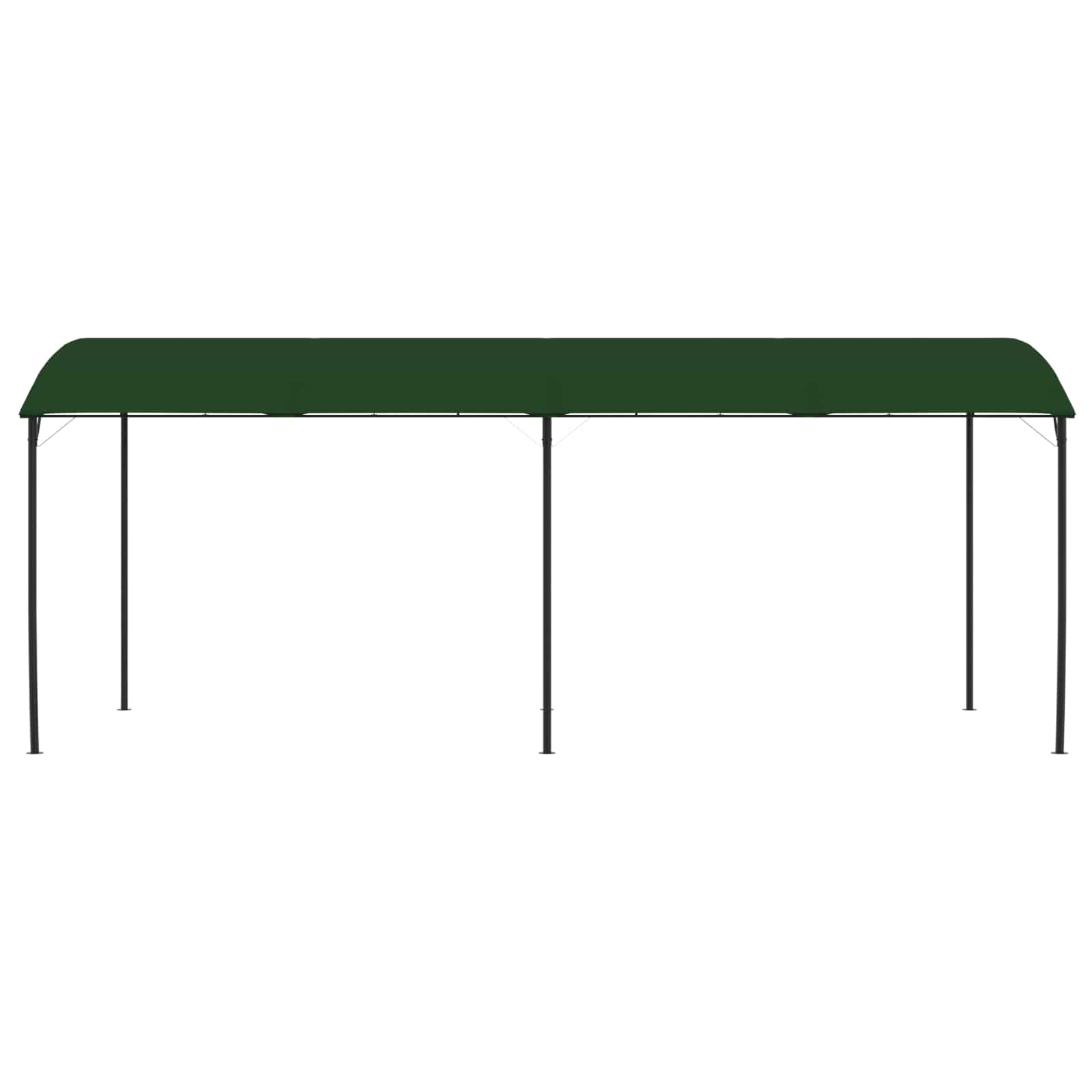 Paviljoen 6 x 3 x 2,55 m Groen Gepoedercoat staal en stof