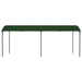 Paviljoen 6 x 3 x 2,55 m Groen Gepoedercoat staal en stof