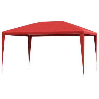 Partytent 400 x 300 x 255 cm Rood PE en staal
