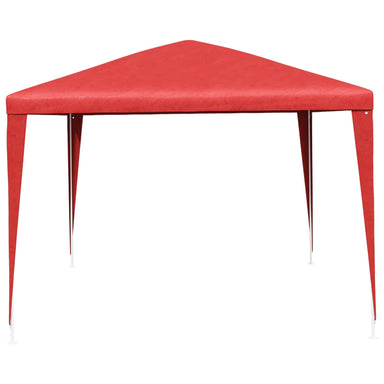 Partytent 400 x 300 x 255 cm Rood PE en staal