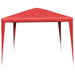 Partytent 400 x 300 x 255 cm Rood PE en staal