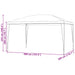 Partytent 400 x 300 x 255 cm Rood PE en staal