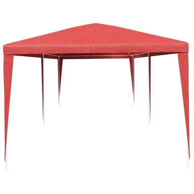 Partytent Rood 600 x 300 x 255 cm PE en staal