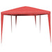 Partytent Rood 600 x 300 x 255 cm PE en staal