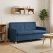 Uittrekbare Slaapbank Blauw Stof